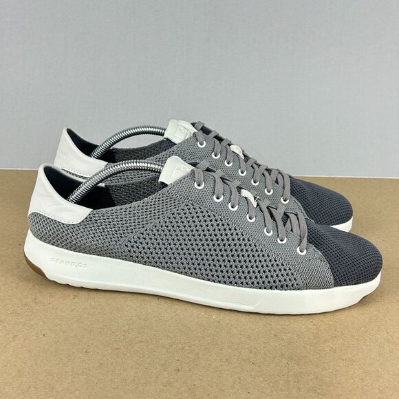 Cole Haan Gray and White Sneakers - Picture 3 of 10